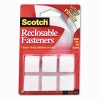 Scotch® Reclosable Hook & Loop Fastener Squares