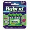 Rayovac® Hybrid™ Pre-Charged Rechargeable Batteries