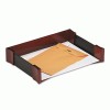 Rolodex™ Wood & Faux Leather Desk Tray