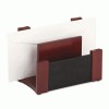 Rolodex™ Wood & Faux Leather Desktop Sorter
