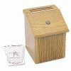 Safco® Locking Woodgrain Suggestion Box