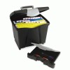 Storex Portable File Box With Drawer