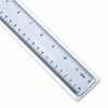 Universal® Clear Plastic Ruler