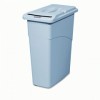RUBBERMAID Slim Jim Confidential Document Receptacle with Lid