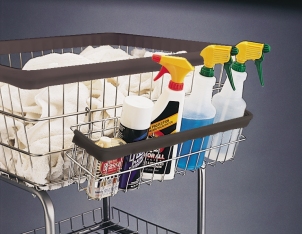Car Wash Towel Rack - Accesory Basket at Material Handling Solutions Llc