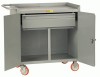Mobile Cabinet With Doors And Heavy Duty Drawer