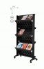Paperflow Mobile Double-Sided Display with 6 Shelves